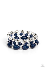 Load image into Gallery viewer, Beachside Brunch - Blue Paparazzi Accessories
