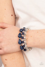 Load image into Gallery viewer, Beachside Brunch - Blue Paparazzi Accessories
