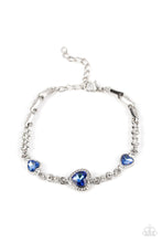 Load image into Gallery viewer, Amor Actually - Blue Paparazzi Accessories
