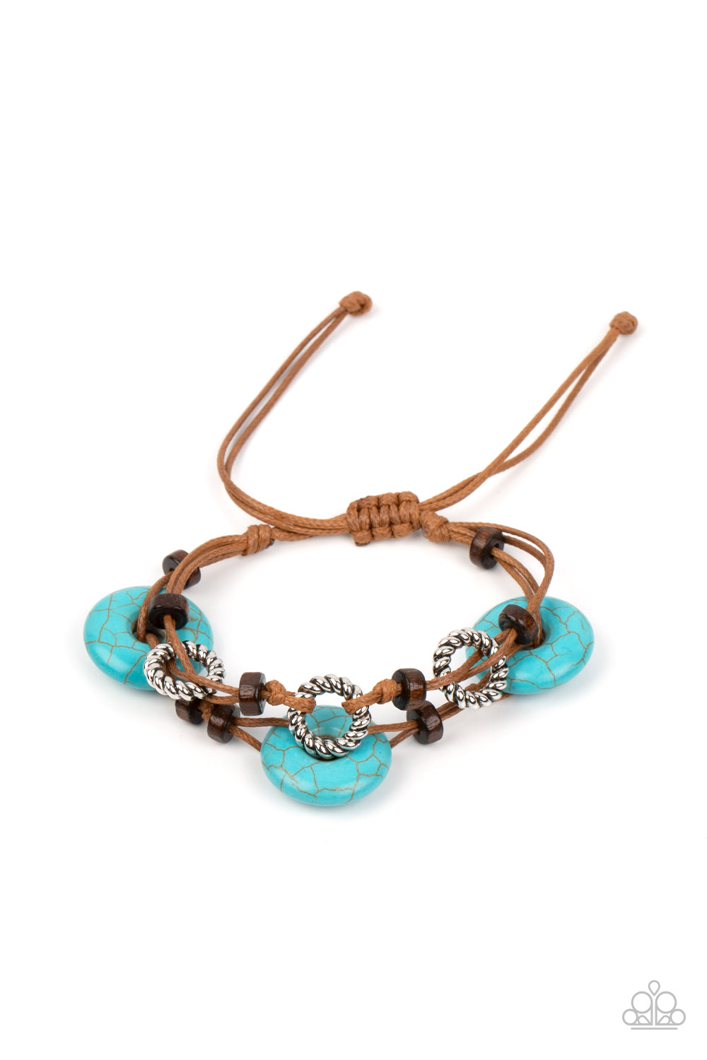 Quarry Quandary - Blue Paparazzi Accessories