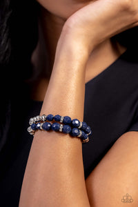 Two by Two Twinkle - Blue Paparazzi Accessories