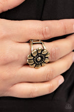 Load image into Gallery viewer, Floral Farmstead - Brass Paparazzi Accessories
