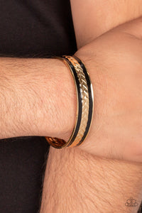 Hot on the TRAILBLAZER - Gold Paparazzi Accessories