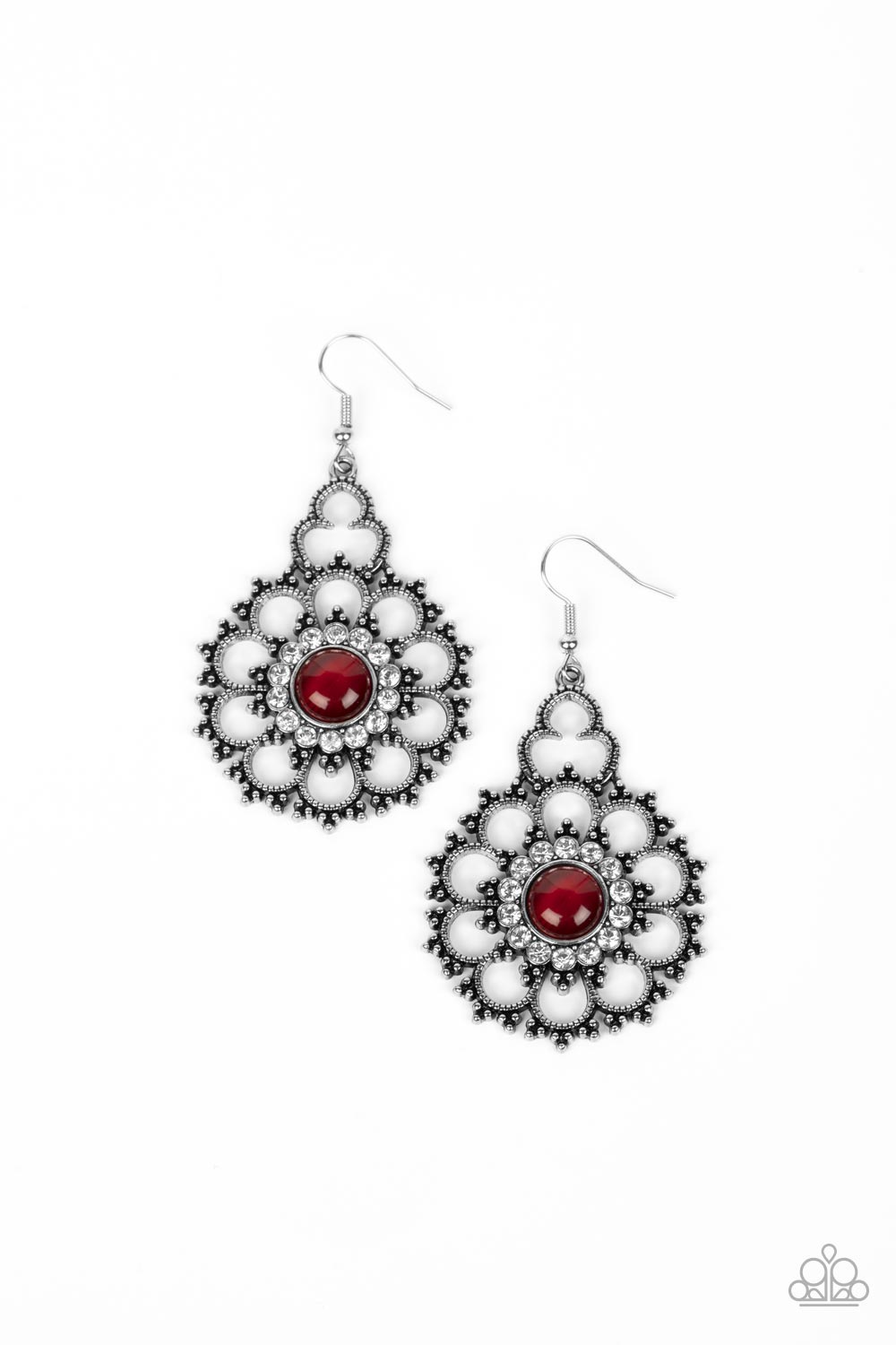 Floral Renaissance - Red Paparazzi Accessories
