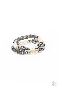 Sagebrush Saga - White Paparazzi Accessories