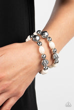 Load image into Gallery viewer, Sagebrush Saga - White Paparazzi Accessories
