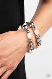 Sagebrush Saga - White Paparazzi Accessories