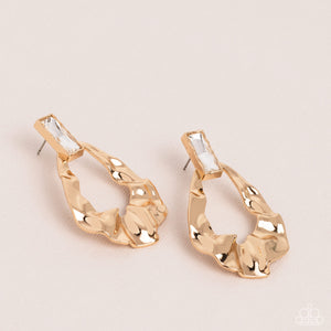 Metro Meltdown - Gold Paparazzi Accessories