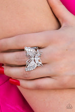 Load image into Gallery viewer, Fearless Flutter - White Paparazzi Accessories
