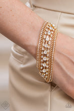 Load image into Gallery viewer, Interstellar Interlude - Gold Paparazzi Accessories
