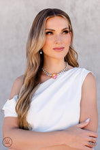 Load image into Gallery viewer, Heart in My Throat - Orange Paparazzi Accessories
