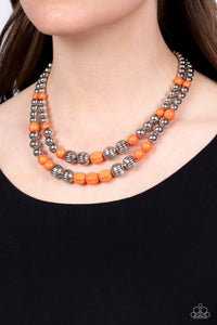 Country Road Trip - Orange Paparazzi Accessories