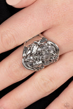 Load image into Gallery viewer, Hibiscus Harbor - Silver Paparazzi Accessories
