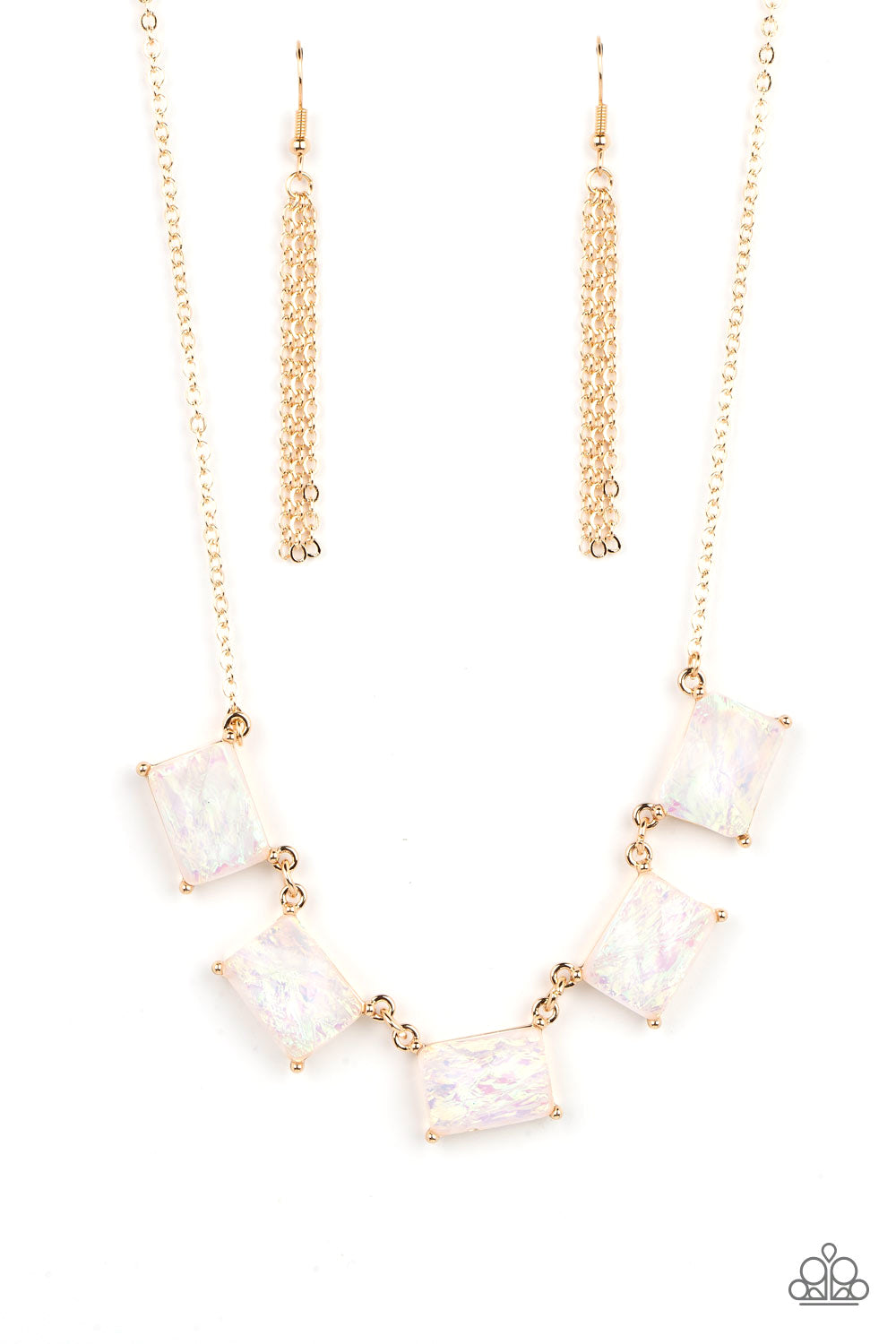 Opalescent Oblivion - Gold Paparazzi Accessories