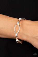Load image into Gallery viewer, Interwoven Illusion - Rose Gold Paparazzi Accessories
