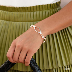Interwoven Illusion - Rose Gold Paparazzi Accessories
