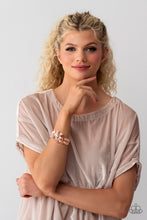 Load image into Gallery viewer, Luminous Laurels - Rose Gold Paparazzi Accessories
