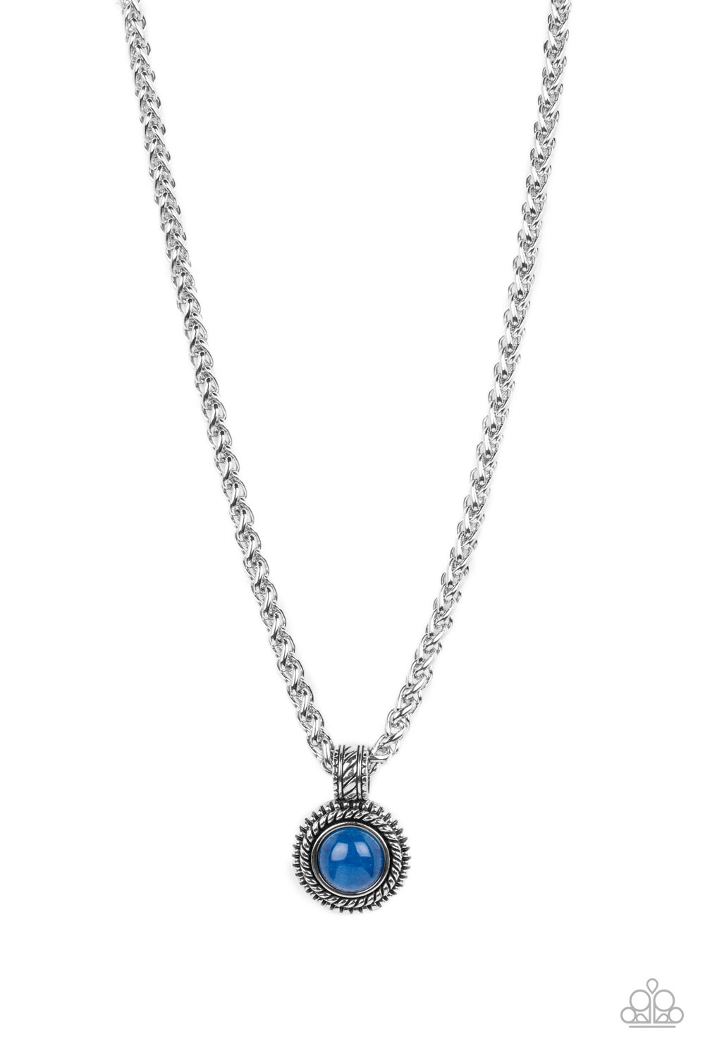 Pendant Dreams - Blue Paparazzi Accessories