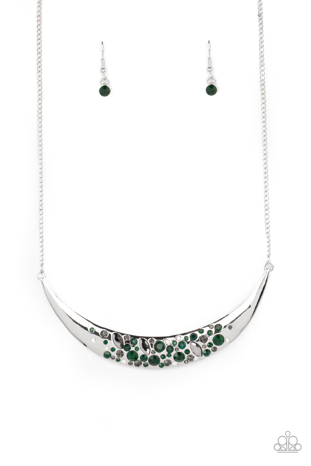 Bejeweled Baroness - Green Paparazzi Accessories