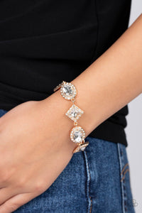 Decade of Dazzle - Gold Paparazzi Accessories