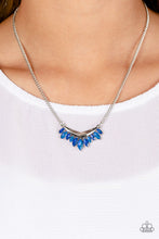 Load image into Gallery viewer, Flash of Fringe - Blue Paparazzi Accessories
