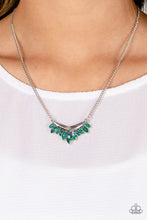 Load image into Gallery viewer, Flash of Fringe - Green Paparazzi Accessories
