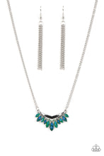 Load image into Gallery viewer, Flash of Fringe - Green Paparazzi Accessories
