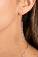 Load image into Gallery viewer, Stamped Sentiment - Silver Paparazzi Accessories
