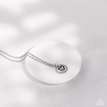 Load image into Gallery viewer, Stamped Sentiment - Silver Paparazzi Accessories
