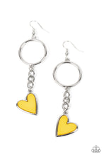Load image into Gallery viewer, Don’t Miss a HEARTBEAT - Yellow Paparazzi Accessories
