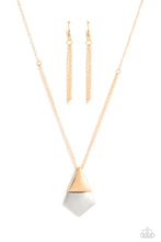 Load image into Gallery viewer, Posh Pyramid - Gold Paparazzi Accessories
