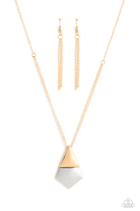 Posh Pyramid - Gold Paparazzi Accessories