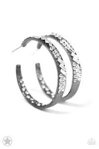 GLITZY By Association - Gunmetal Paparazzi Accessories
