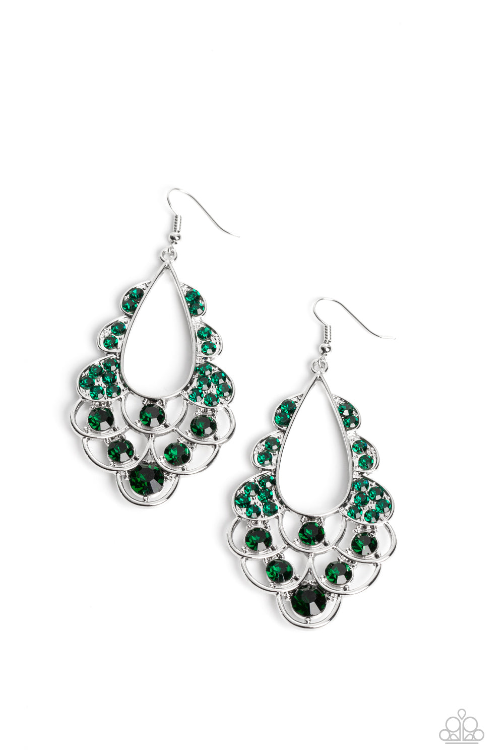 Majestic Masquerade - Green Paparazzi Accessories