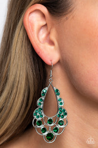 Majestic Masquerade - Green Paparazzi Accessories