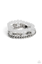 Load image into Gallery viewer, CUBE Your Enthusiasm - White Paparazzi Accessories
