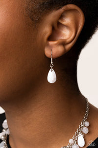 Flirty Flood - White Paparazzi Accessories