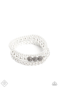 Showy Soprano - White Paparazzi Accessories