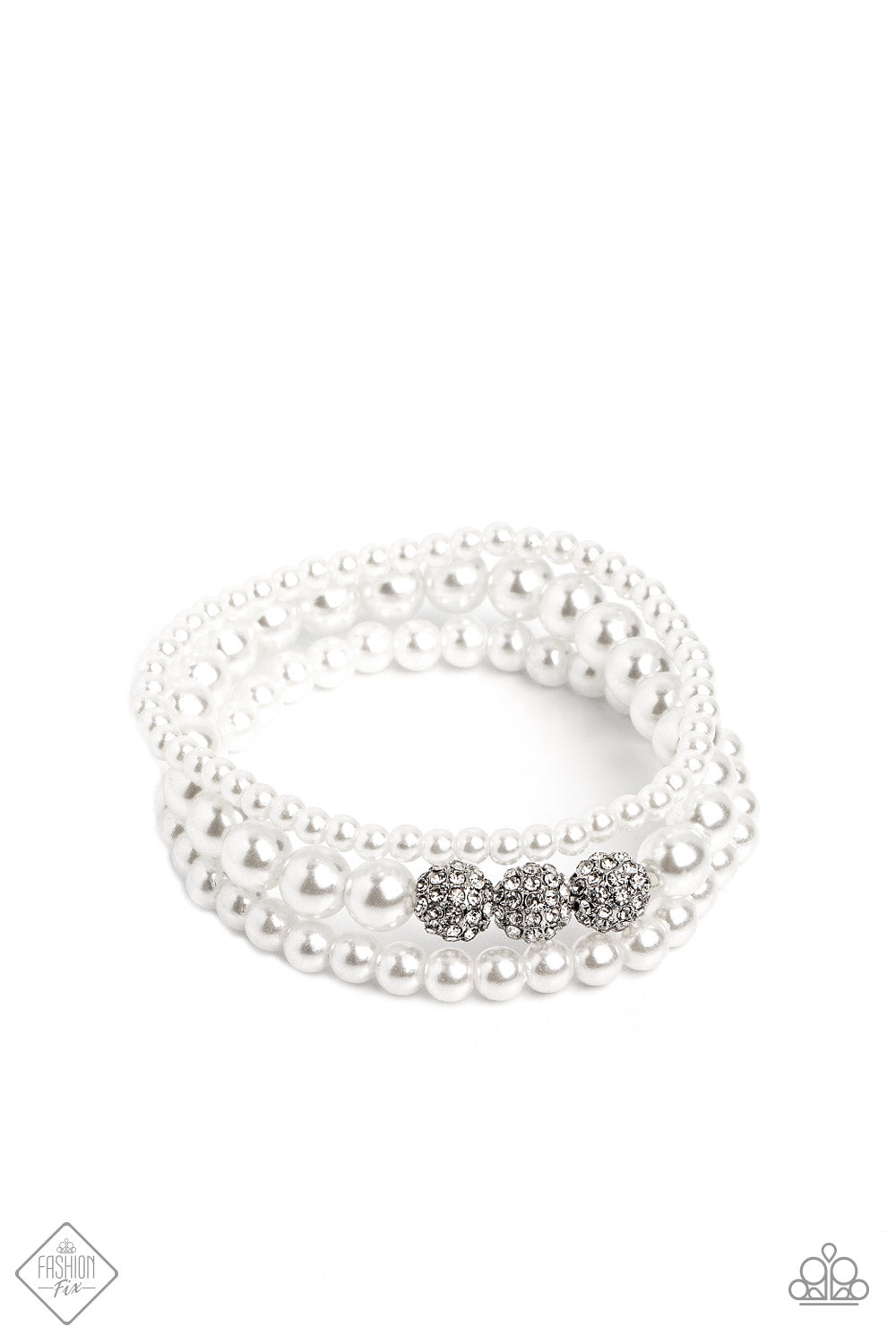 Showy Soprano - White Paparazzi Accessories