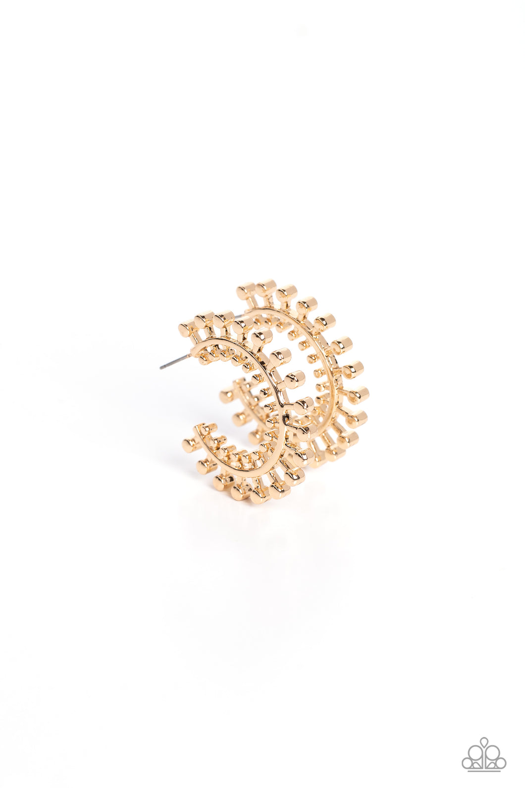 The Way You Make Me WHEEL - Gold Paparazzi Accessories