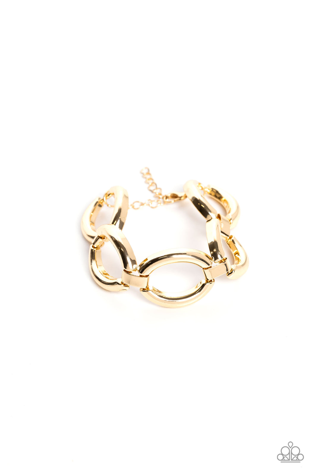Constructed Chic - Gold Paparazzi Accessories