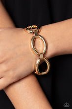 Load image into Gallery viewer, Constructed Chic - Gold Paparazzi Accessories
