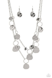 Hammered Horizons - Silver Paparazzi Accessories