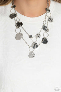 Hammered Horizons - Silver Paparazzi Accessories