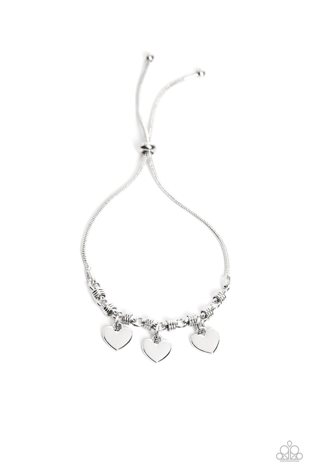 Romance Tale - Silver Paparazzi Accessories