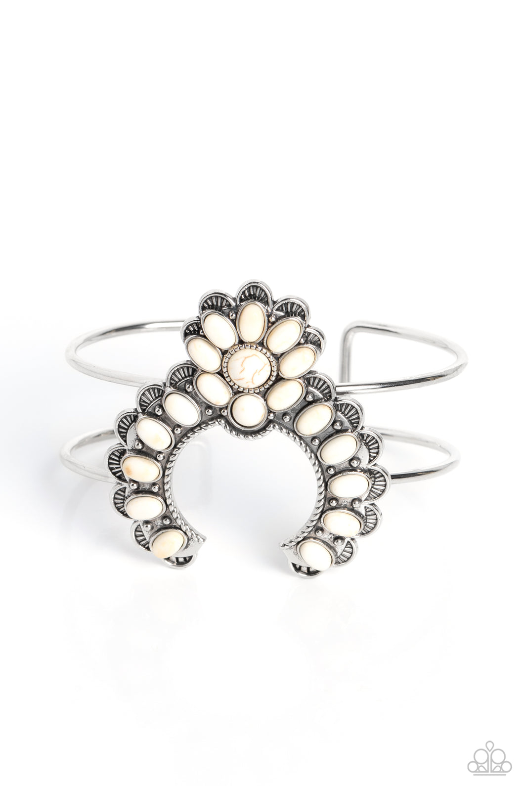 ZEN Play On - White Paparazzi Accessories