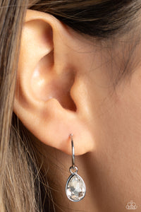 Teardrop Tassel - White Paparazzi Accessories