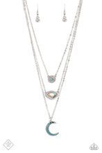 Load image into Gallery viewer, Lunar Lineup - Blue Paparazzi Accessories
