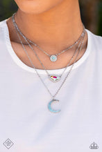 Load image into Gallery viewer, Lunar Lineup - Blue Paparazzi Accessories
