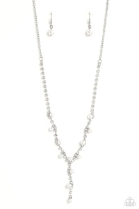 Upper Class - White Paparazzi Accessories